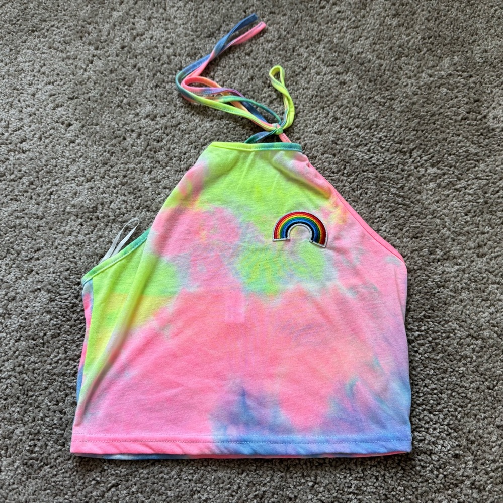 Rainbow Tye-Dye Top